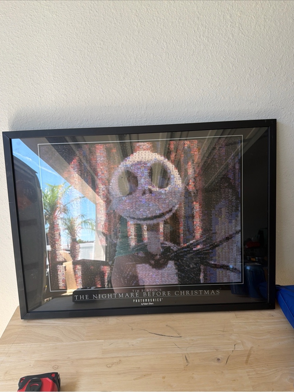 The Nightmare Before Christmas Framed Poster - Black